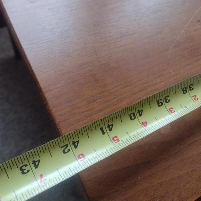 Vintage Solid Wood Gateleg Drop Leaf Harvest Table