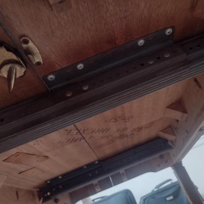 Vintage Solid Wood Gateleg Drop Leaf Harvest Table