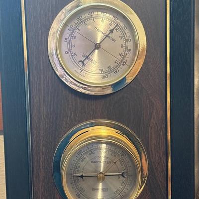 Cram’s Imperial globe & barometer