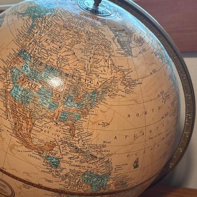 Cram’s Imperial globe & barometer