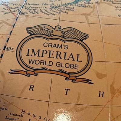 Cram’s Imperial globe & barometer