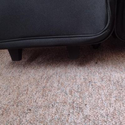 Pair of Fabric Carry Luggage Bags