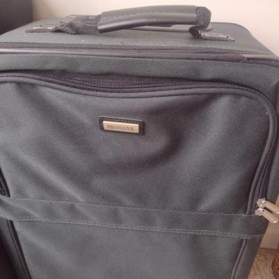 Pair of Fabric Carry Luggage Bags