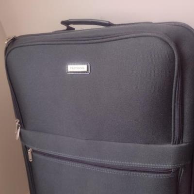 Pair of Fabric Carry Luggage Bags