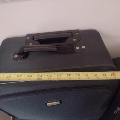 Pair of Fabric Carry Luggage Bags