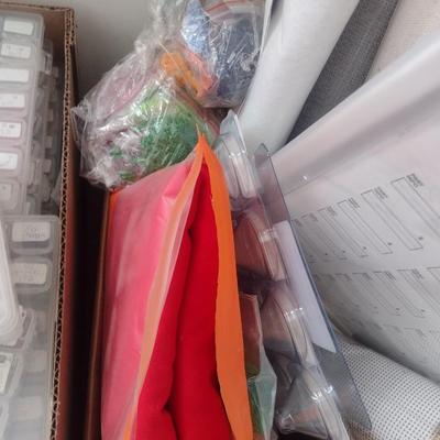 Large Collection of Beads and Craft Items