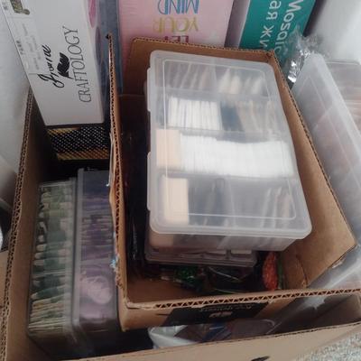 Large Collection of Beads and Craft Items