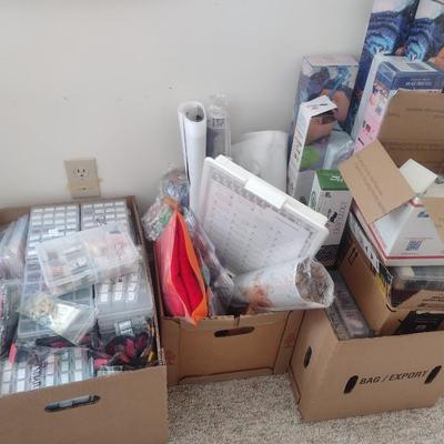 Large Collection of Beads and Craft Items