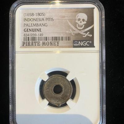 NGC Slabbed Palembang "Pirate Money" Pitis (1658–1805)