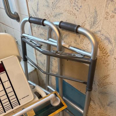 Shower stool, walker, scale, etc