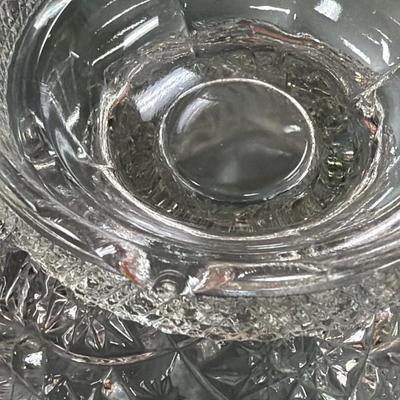 Lancaster Glass Punch Bowl and Pedestal