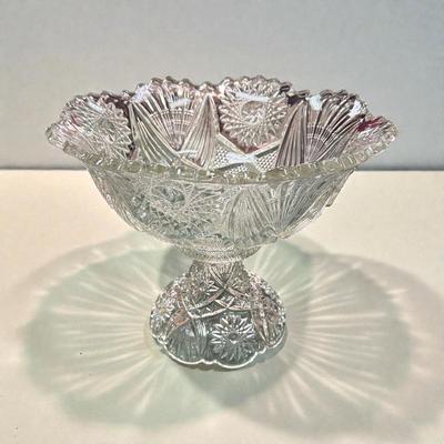 Lancaster Glass Punch Bowl and Pedestal