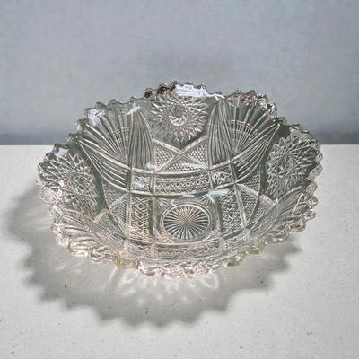 Lancaster Glass Punch Bowl and Pedestal