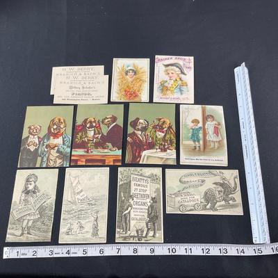 -124- EPHEMERA | Vintage Piano Cards & Advertisements