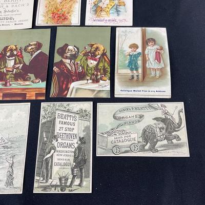 -124- EPHEMERA | Vintage Piano Cards & Advertisements