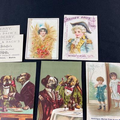 -124- EPHEMERA | Vintage Piano Cards & Advertisements