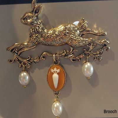 Rabbit Brooch