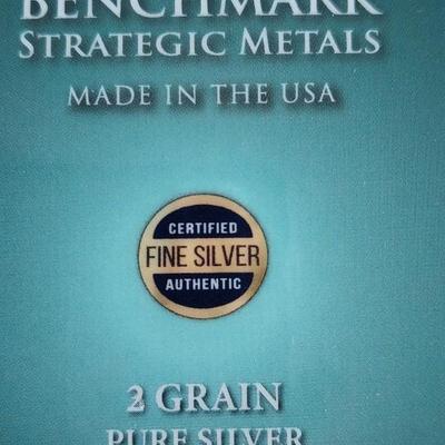 2 grain Silver bar