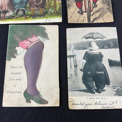 -126- POSTCARD | Vintage Big Lady Postcards