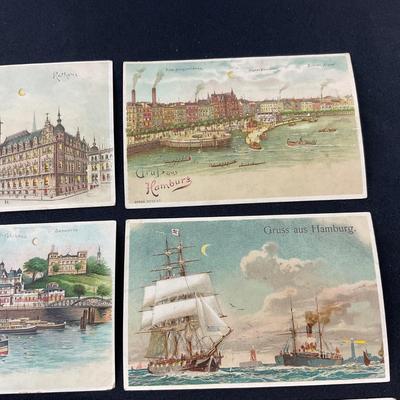 -127- POSTCARD | Vintage Hamburg | Hold To The Light Postcards