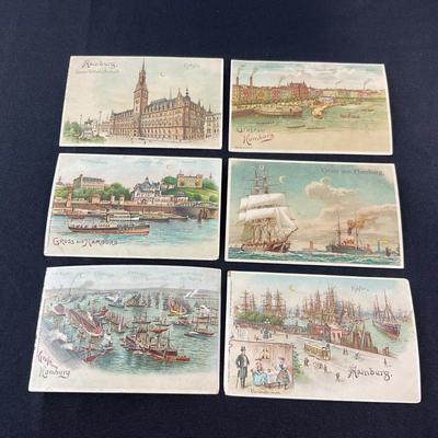 -127- POSTCARD | Vintage Hamburg | Hold To The Light Postcards