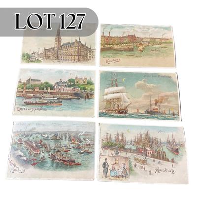 -127- POSTCARD | Vintage Hamburg | Hold To The Light Postcards