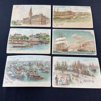 -127- POSTCARD | Vintage Hamburg | Hold To The Light Postcards