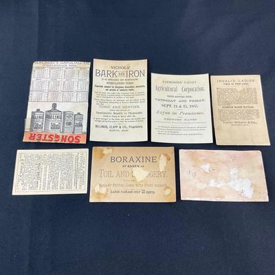 -132- EPHEMERA | Assortment Of Vintage Advertising