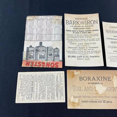 -132- EPHEMERA | Assortment Of Vintage Advertising