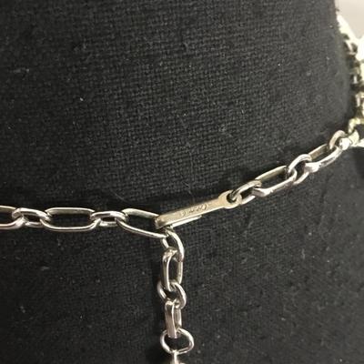 Beautiful very nice vintage Coro Silver-tone, collar statement, necklace