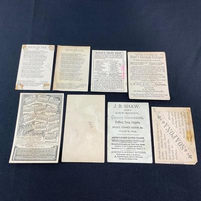 -134- EPHEMERA | Vintage Cologne Advertisements