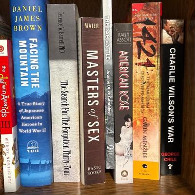 Books - 2 shelves full