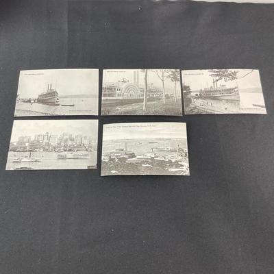 -136- POSTCARD | Black & White Boating Postcards