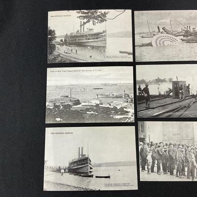 -136- POSTCARD | Black & White Boating Postcards