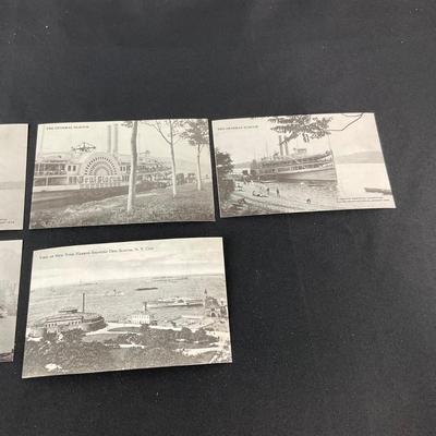 -136- POSTCARD | Black & White Boating Postcards