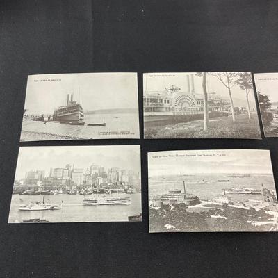 -136- POSTCARD | Black & White Boating Postcards