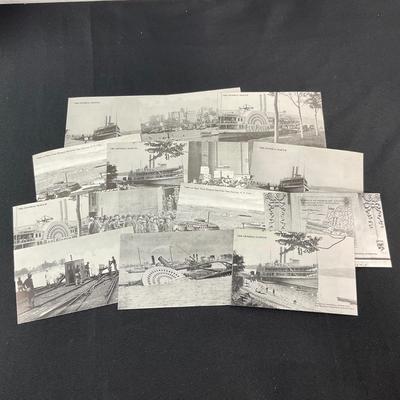 -136- POSTCARD | Black & White Boating Postcards