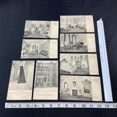 -138- POSTCARD | Black & White Roosevelt House Photo Postcards