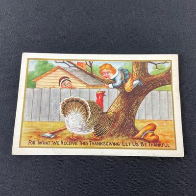 -140- POSTCARD | Antique 1912 Thanksgiving Postcard