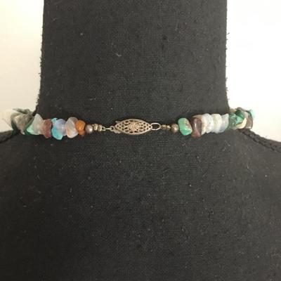 Beautiful, vintage, healing, gemstone necklace