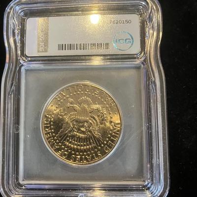 1993-P Kennedy Half Dollar ICG MS68 – Austin Hutto CEO Signature Slab – High-Grade Modern Gem!