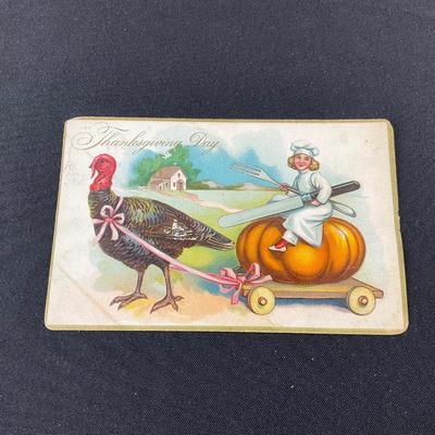 -142- POSTCARD | Vintage Thanksgiving Postcard