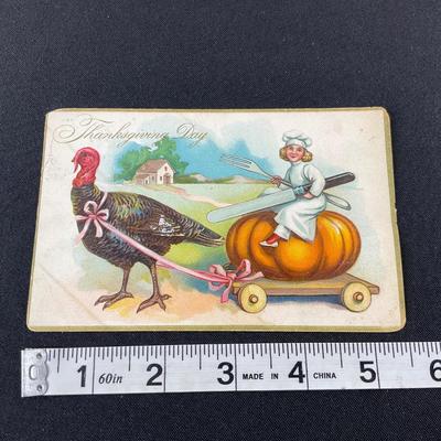 -142- POSTCARD | Vintage Thanksgiving Postcard