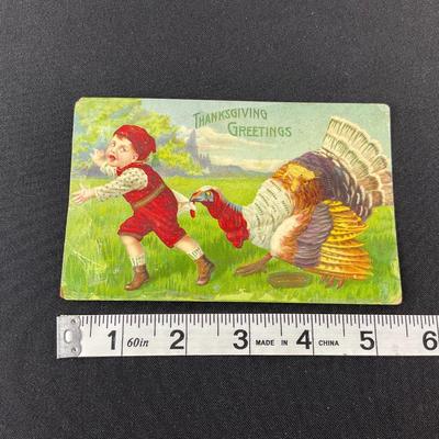 -141- POSTCARD | Antique 1910 Thanksgiving Postcard