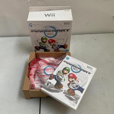 629 New in Package Wii Mario Kart Gaming Accessories