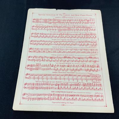 -147- E.T. PAULL | Chariot Race Or Ben Hur March | By E.T. Paull | Sheet Music | Damaged