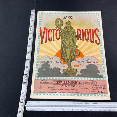 -150- E.T. PAULL | March Victorious | By Elizabeth G. Black | Arranged By E.T. Paull | Sheet Music