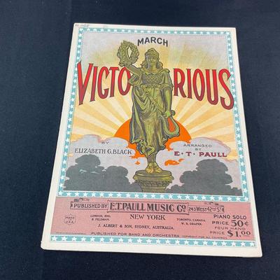 -150- E.T. PAULL | March Victorious | By Elizabeth G. Black | Arranged By E.T. Paull | Sheet Music