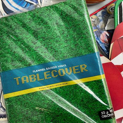 638 Large Lot of Vintage Football Party Supplies