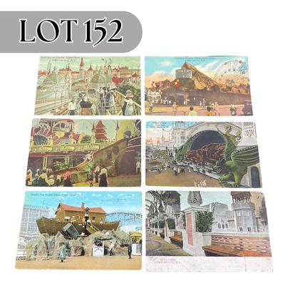 -152- POSTCARDS | Assortment Of Coney Island Postcards